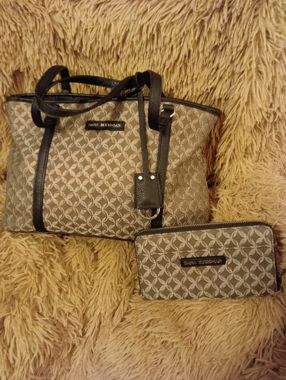 Dana Buchman Tote Bag AND Matching Wallet